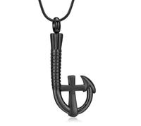ZEZILE Croix crochet urne collier pour cendres Memorial pendentif crémation bijoux proches cendres porte souvenir pour les hommes femmes