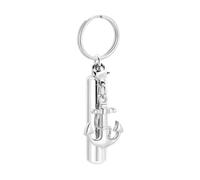 ZEZILE Cylindre avec ancre crémation urne porte-clés en acier inoxydable pot urnes pour cendres Memorial souvenir bijoux personnalisés