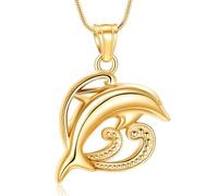ZEZILE Dauphin urne collier crémation bijoux pour cendres en acier inoxydable souvenir mémorial animal de compagnie cendre pendentif bijoux pour hommes femmes