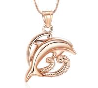 ZEZILE Dauphin urne collier crémation bijoux pour cendres en acier inoxydable souvenir mémorial animal de compagnie cendre pendentif bijoux pour hommes femmes