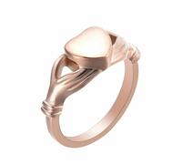 ZEZILE Étreinte de la main en forme de coeur crémation Memorial anneaux en acier inoxydable Memorial Jewelry urnes pour cendres humaines 4 couleurs souvenirs cadeaux