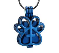 ZEZILE Griffe de chat crémation bijoux urne colliers pour cendres souvenir pendentif funéraire Memorial cadeau