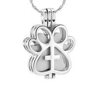 ZEZILE Griffe de chat crémation bijoux urne colliers pour cendres souvenir pendentif funéraire Memorial cadeau