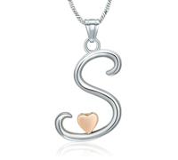 ZEZILE Lettre initiale urne cendres collier pour les femmes crémation bijoux minuscule coeur urne médaillon pendentif médaillon mémorial bijoux