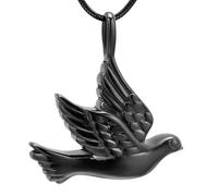 ZEZILE Mémorial Jewelley Animal Crémation Bijoux pour Cendres D’animaux De Compagnie Portant Sur Une Urne De Fleur Pour Femmes Hommes