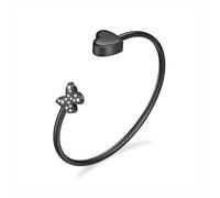ZEZILE Papillon crémation bijoux coeur urne Bracelet pour cendres humaines Bracelet de crémation en acier inoxydable Bijoux commémoratifs pour femmes hommes