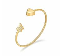 ZEZILE Papillon crémation bijoux coeur urne Bracelet pour cendres humaines Bracelet de crémation en acier inoxydable Bijoux commémoratifs pour femmes hommes