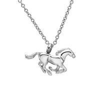 ZEZILE Pendentif urne en acier inoxydable pour cendres humaines - collier de crémation, bijoux commémoratifs pour garder les proches près de lui