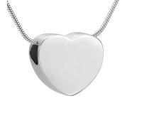 ZEZILE Petit coeur cendre souvenir urnes collier animal de compagnie chien chat Memorial urne collier tenir cendres crémation bijoux pendentifs femmes