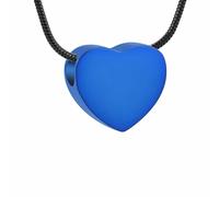 ZEZILE Petit coeur cendre souvenir urnes collier animal de compagnie chien chat Memorial urne collier tenir cendres crémation bijoux pendentifs femmes