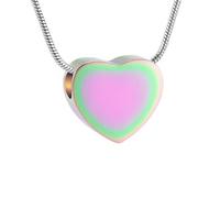 ZEZILE Petit coeur cendre souvenir urnes collier animal de compagnie chien chat Memorial urne collier tenir cendres crémation bijoux pendentifs femmes