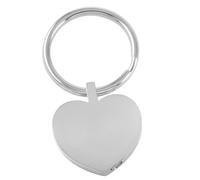 ZEZILE Porte-clés en acier inoxydable Memorial Cendres Round Charm Crémation Urne Keepsake