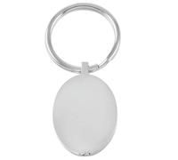 ZEZILE Porte-clés en acier inoxydable Memorial Cendres Round Charm Crémation Urne Keepsake