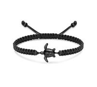 ZEZILE Tortue urne Bracelet pour cendres crémation Bracelet pour femmes hommes Mémorial cendres humaines réglable tressé corde souvenir bijoux
