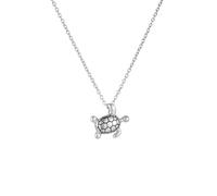 ZEZILE Tortue urne pendentif pour cendres humaines - Bijoux de crémation en acier inoxydable Memorial Keepsake