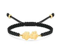 ZEZILE Urne Bracelet pour Cendres Double patte Impression Crémation Bijoux en acier inoxydable Mémorial Chat Chien Cendres Bracelet Souvenir pour Femmes Hommes