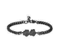 ZEZILE Urne Bracelet pour cendres Double patte impression crémation bijoux pour hommes femmes souvenir Mémorial Humain Animal de compagnie Chat chien cendres Bracelet