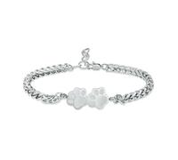 ZEZILE Urne Bracelet pour cendres Double patte impression crémation bijoux pour hommes femmes souvenir Mémorial Humain Animal de compagnie Chat chien cendres Bracelet