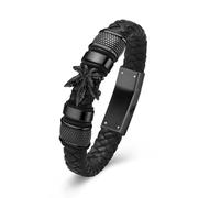 ZEZILE Urne Bracelet pour cendres feuilles d’érable crémation bijoux en acier inoxydable Memorial Bracelet tissage souvenir pour femmes hommes