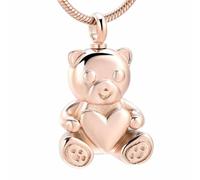 ZEZILE urne Collier Pendentif Crémation Bijoux pour Cendres animal de compagnie humain mémorial souvenir médaillon femmes breloques cadeau