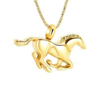 ZEZILE Urne collier pour cendres crémation bijoux en acier inoxydable souvenir commémoratif cendre pendentif bijoux pour femmes hommes