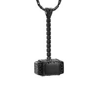 ZEZILE Urne collier pour cendres marteau crémation bijoux en acier inoxydable cendres pendentif souvenir mémorial pour bijoux pour femmes hommes