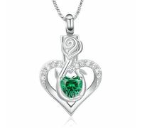 ZEZILE Urne Colliers pour Cendres Crémation Bijoux pour Cendres Souvenir Pendentif Pour Cendres Pour Femmes Hommes