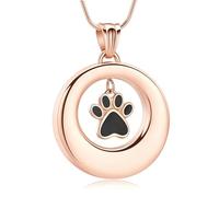 ZEZILE Urne Colliers pour Cendres pour Femmes Hommes Médaillons Médaillons Pendentif Gravé Toujours dans mon Esprit, Pour Toujours dans mon
