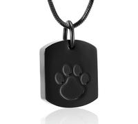 ZEZILE Urne Colliers pour Cendres pour Femmes Hommes Médaillons Médaillons Pendentif Gravé Toujours dans mon Esprit, Pour Toujours dans mon