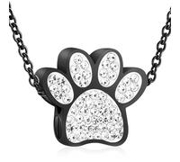 ZEZILE Urne Colliers pour Cendres pour Femmes Hommes Médaillons Médaillons Pendentif Gravé Toujours dans mon Esprit, Pour Toujours dans mon