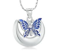 ZEZILE Urne papillon Neckace pour le collier commémoratif des Ashes Women