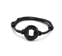ZEZILE Urnes de crémation Bracelet pour cendres Bracelets commémoratifs Cercle de vie Eternité Bijoux pour hommes femmes Longueur réglable 17cm-25cm