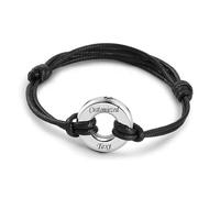 ZEZILE Urnes de crémation Bracelet pour cendres Bracelets commémoratifs Cercle de vie Eternité Bijoux pour hommes femmes Longueur réglable 17cm-25cm