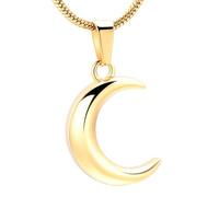 ZEZILE Vous êtes ma lune pendentif collier cendre souvenir humain animal de compagnie mémorial crémation bijoux cadeau pour femmes fille collier
