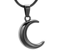 ZEZILE Vous êtes ma lune pendentif collier cendre souvenir humain animal de compagnie mémorial crémation bijoux cadeau pour femmes fille collier