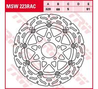 TRW Disques de frein Racing avant