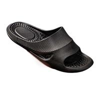 ZFBDFC Chaussons EVA été Pantoufles pour Hommes De Mode Sole Douce Antidérapantes Casual Outdoor Beach Flip Flops Home Big Size-black-52-53