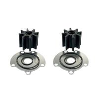 ZFEAdecB Pièces Marines Lot de 2 turbines de Pompe à Eau de mer for Moteurs M-rcruiser Bravo 1 2 3 47-59362Q01 47-59362T1 47-59362 A1 18-3087 GLM 12084