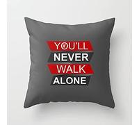 ZFENGYYUAN YNWA Liverpool Taie d'oreiller carrée décorative 45,7 cm