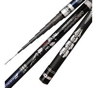 ZFF Canne A Peche Telescopique en Carbone (8m-13m) Ultra-LéGer Et Ultra-Dur Canne à PêChe à La Carpe Canne à PêChe Chinoise Convient Aux Lacs RéServoirs RivièRes Et éTangs(9m)