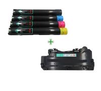 ZFfgjGJ Pack combiné de Toner 4 Couleurs avec Bouteille de Toner usagé Compatible avec l'imprimante C7000 Noir 10700 Pages et Couleurs 10100 Pages 106R03757 106R03758 106R03759 106R03760