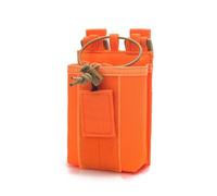 ZFFOZZ Étui de Rangement Tactique pour Radio, Étui de Rangement Réglable en Nylon Robuste pour Talkie-walkie Bidirectionnel Universel(Orange)