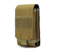 ZFFOZZ Étui Tactique pour Téléphone, Grande Pochette de Ceinture Housse de Transport Molle Sac D'accessoires Tactiques pour Moins de Téléphone 6,5 Pouces(Green)