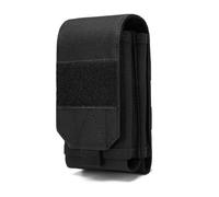 ZFFOZZ Étui Tactique pour Téléphone, Grande Pochette de Ceinture Housse de Transport Molle Sac D'accessoires Tactiques pour Moins de Téléphone 6,5 Pouces(Black)