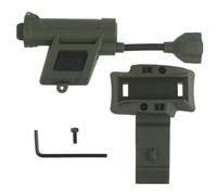 ZFFOZZ Lampe de Casque Tactique 6 en 1 avec Lampe de Travail à LED Rouge Infrarouge Lampe de Signalisation de Survie Support pour Casque Système Molle(Green)