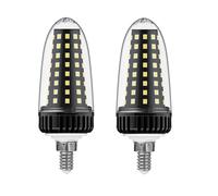 ZFFOZZ Lot de 2 Ampoules LED Maïs 20W/30W, Culot E14/E27, Non Dimmables, Température de Couleur Sélectionnable 3000K/4000K/6000K(E14-20W,Warm)