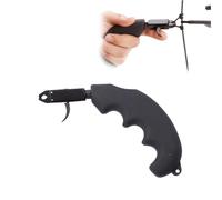 ZFFOZZ Outil de Déclenchement d'arc Style Pince 3 Doigts en Alliage, Mâchoires à Fermeture Automatique pour Arcs Classiques et à Poulies