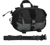 ZFFOZZ Poche Administrative Tactique en Nylon 500D - Sac Utilitaire EDC MOLLE avec Strapule et Fixation à Ceinture pour une Organisation Compacte des Équipements(Black green)