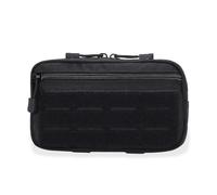 ZFFOZZ Pochette Tactique Molle Admin, Sac à Outils Utilitaire EDC pour Gilet Sac de Taille Tactique Utilitaire pour Outils(Black)