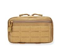 ZFFOZZ Pochette Tactique Molle Admin, Sac à Outils Utilitaire EDC pour Gilet Sac de Taille Tactique Utilitaire pour Outils(Brown)